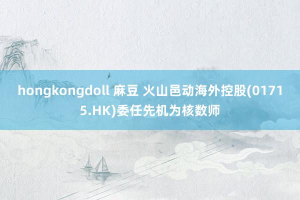 hongkongdoll 麻豆 火山邑动海外控股(01715.HK)委任先机为核数师