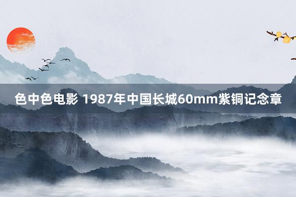 色中色电影 1987年中国长城60mm紫铜记念章